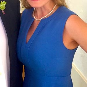 Diane von Furstenberg Blue Sleeveless Dress